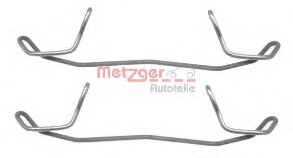 Set accesorii, placute frana AUDI A3 (8L1) (1996 - 2003) METZGER 109-1123 piesa NOUA