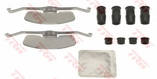 Set accesorii, placute frana AUDI A3 Sportback (8PA) (2004 - 2013) TRW PFK678 piesa NOUA