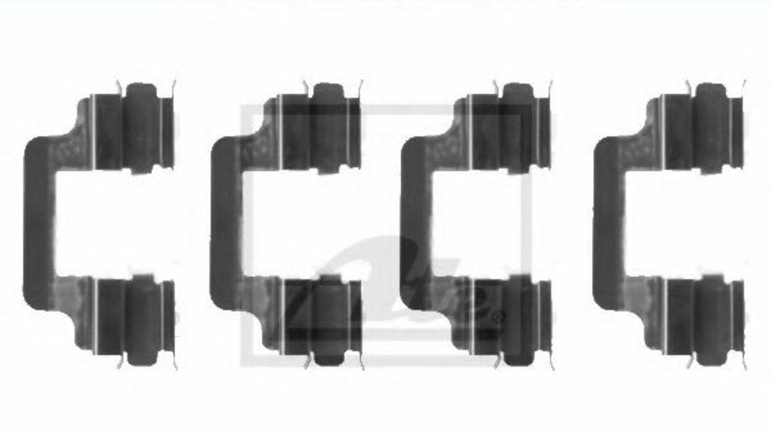 Set accesorii, placute frana AUDI A4 (8EC, B7) (2004 - 2008) ATE 13.0460-0023.2 piesa NOUA