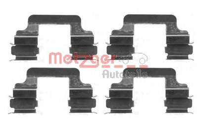 Set accesorii, placute frana AUDI A5 (8T3) (2007 - 2016) METZGER 109-1610 piesa NOUA