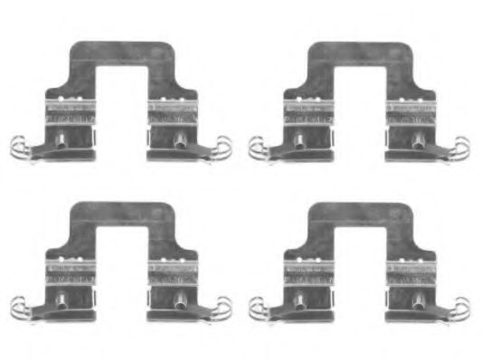 Set accesorii, placute frana AUDI A5 Sportback (8TA) (2009 - 2016) TEXTAR 82514200 piesa NOUA