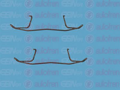 Set accesorii, placute frana AUDI A6 Avant (4F5, C6) (2005 - 2011) AUTOFREN SEINSA D42338A piesa NOUA