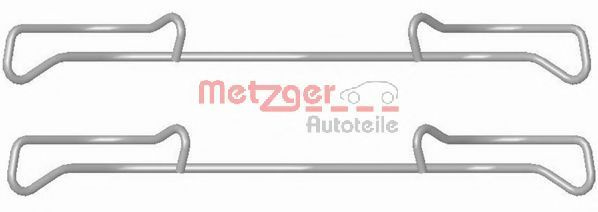 Set accesorii, placute frana AUDI TT Roadster (8J9) (2007 - 2014) METZGER 109-1678 piesa NOUA