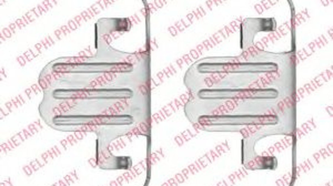 Set accesorii, placute frana BMW Seria 1 (E81) (2006 - 2012) DELPHI LX0494 piesa NOUA