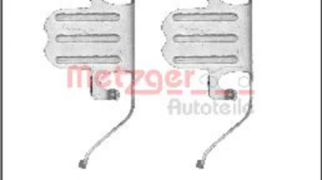 Set accesorii, placute frana BMW Seria 1 (E87) (2003 - 2013) METZGER 109-1751 piesa NOUA