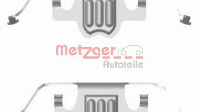 Set accesorii, placute frana BMW Seria 6 (E63) (2004 - 2010) METZGER 109-1695 piesa NOUA
