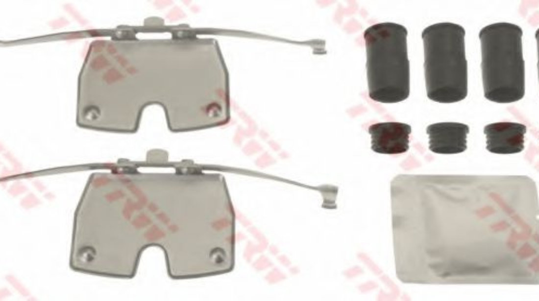 Set accesorii, placute frana BMW Seria 7 (F01, F02, F03, F04) (2008 - 2015) TRW PFK683 piesa NOUA