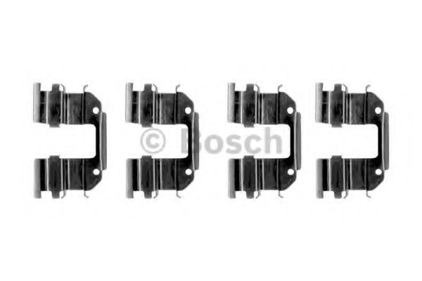 Set accesorii, placute frana DAEWOO MATIZ (KLYA) (1998 - 2016) BOSCH 1 987 474 393 piesa NOUA