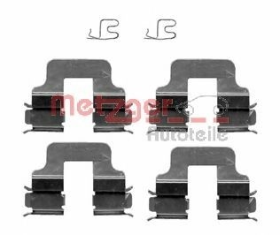 Set accesorii, placute frana FIAT 500L (199) (2012 - 2016) METZGER 109-1245 piesa NOUA