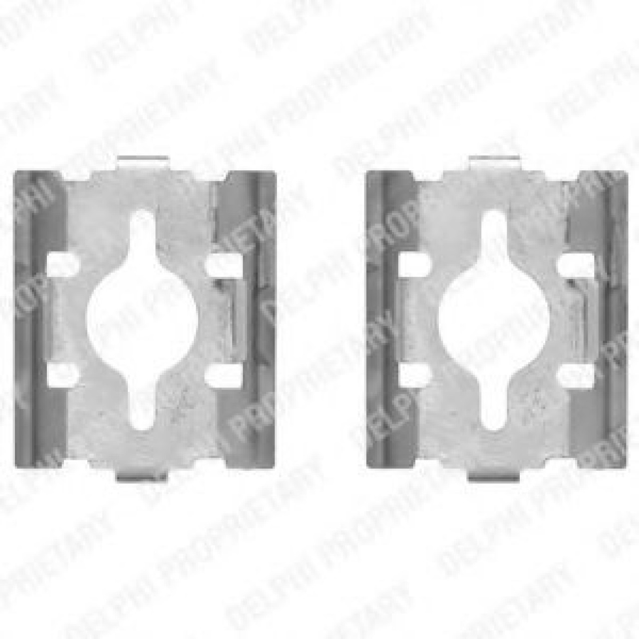 Set accesorii, placute frana FIAT DUCATO caroserie (230L) (1994 - 2002) DELPHI LX0328 piesa NOUA