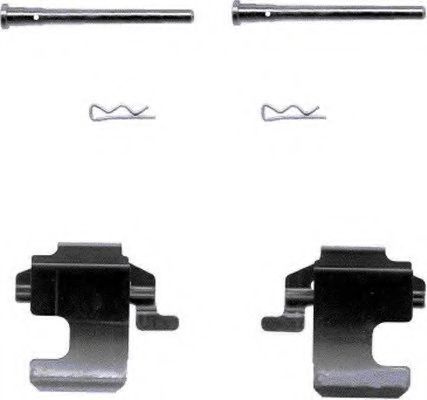 Set accesorii, placute frana FIAT PANDA (169) (2003 - 2016) TEXTAR 82033600 piesa NOUA