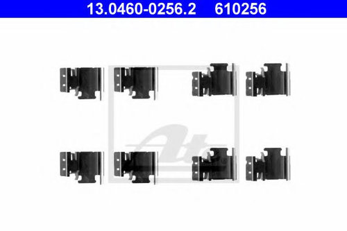 Set accesorii, placute frana FIAT STILO Multi Wagon (192) (2003 - 2008) ATE 13.0460-0256.2 piesa NOU...