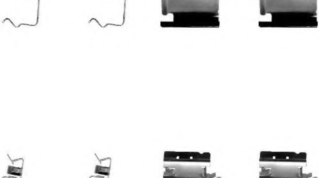 Set accesorii, placute frana FORD TRANSIT platou / sasiu (2006 - 2014) TEXTAR 82054200 piesa NOUA