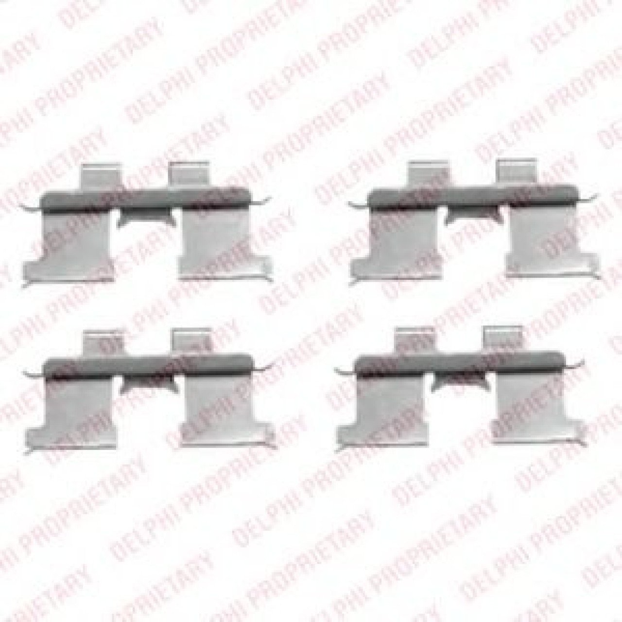 Set accesorii, placute frana HYUNDAI MATRIX (FC) (2001 - 2010) DELPHI LX0467 piesa NOUA