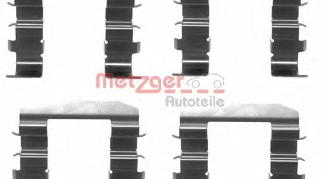 Set accesorii, placute frana KIA CARENS III (UN) (2006 - 2013) METZGER 109-1708 piesa NOUA