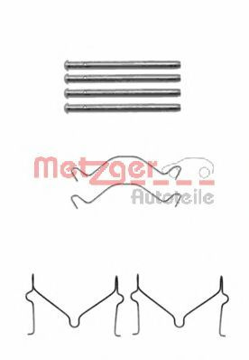 Set accesorii, placute frana KIA RIO limuzina (DC) (2000 - 2005) METZGER 109-1209 piesa NOUA