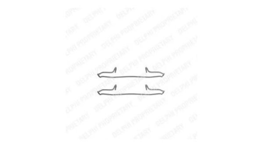 Set accesorii, placute frana Lancia ZETA (220) 1995-2002 #2 1091159