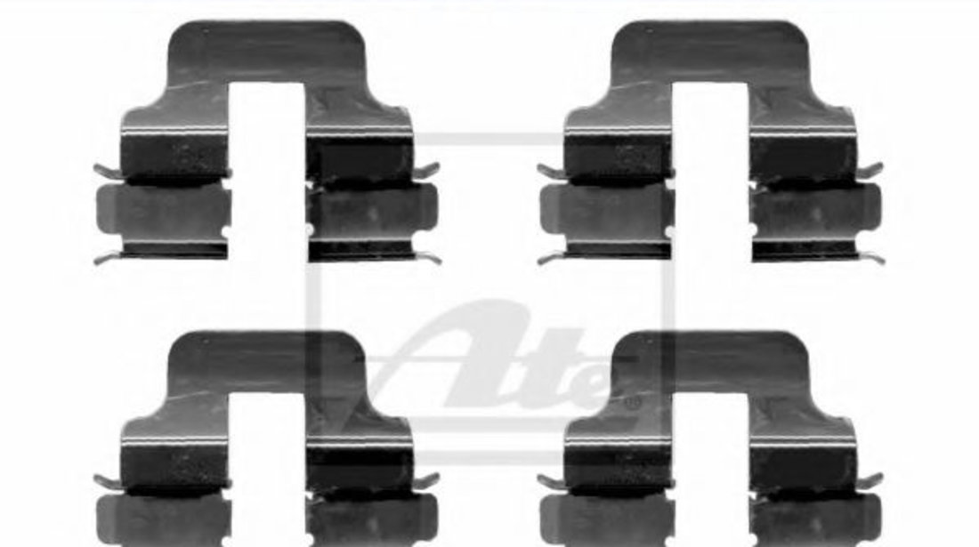 Set accesorii, placute frana MERCEDES A-CLASS (W168) (1997 - 2004) ATE 13.0460-0144.2 piesa NOUA