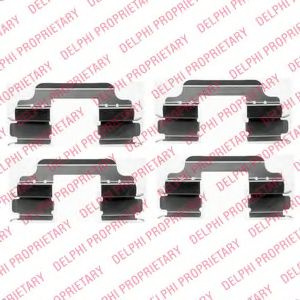 Set accesorii, placute frana MERCEDES CITAN Panel Van (415) (2012 - 2016) DELPHI LX0405 piesa NOUA