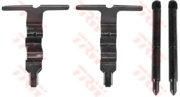 Set accesorii, placute frana MERCEDES S-CLASS (W220) (1998 - 2005) TRW PFK531 piesa NOUA