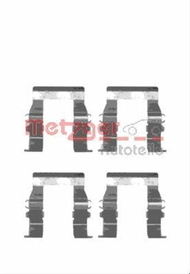 Set Accesorii, Placute Frana Metzger Mitsubishi 109-1194