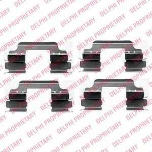 Set accesorii, placute frana MINI MINI (R56) (2006 - 2013) DELPHI LX0405 piesa NOUA