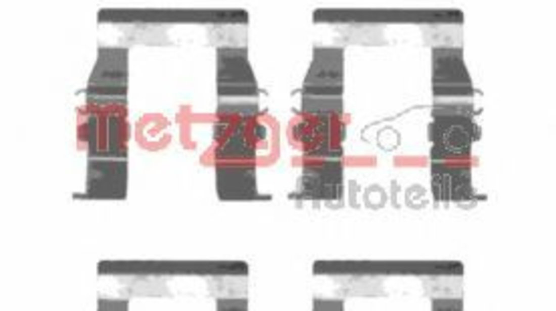Set accesorii, placute frana MITSUBISHI PAJERO III (V7_W, V6_W) (1999 - 2007) METZGER 109-1194 piesa NOUA