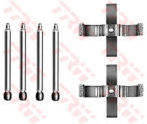 Set accesorii, placute frana OPEL ASTRA F Hatchback (53, 54, 58, 59) (1991 - 1998) TRW PFK362 piesa ...