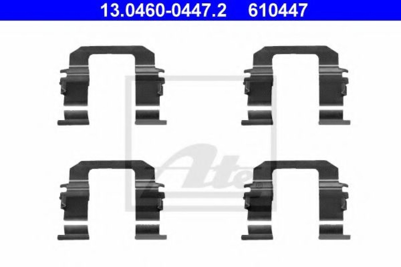 Set accesorii, placute frana OPEL FRONTERA B (6B) (1998 - 2016) ATE 13.0460-0447.2 piesa NOUA