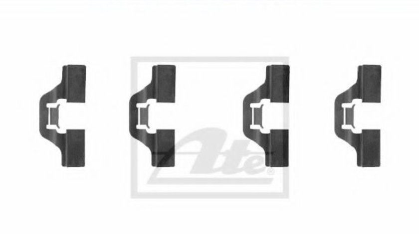 Set accesorii, placute frana OPEL VIVARO combi (J7) (2001 - 2014) ATE 13.0460-0072.2 piesa NOUA