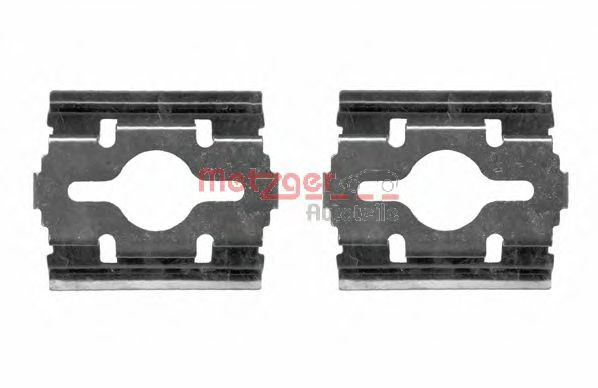 Set accesorii, placute frana PEUGEOT BOXER platou / sasiu (244) (2001 - 2016) METZGER 109-1657 piesa NOUA