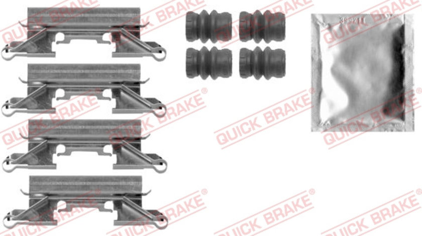 Set accesorii, placute frana punte fata (1090002 QBK) NISSAN,PEUGEOT