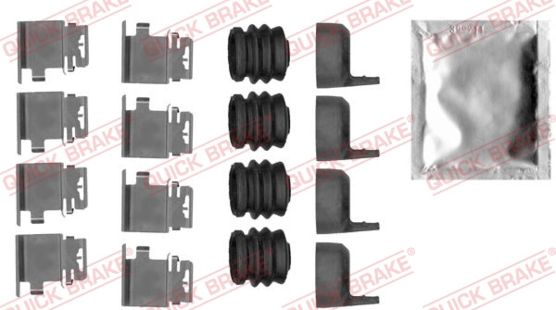 Set accesorii, placute frana punte fata (1090036 QBK) MERCEDES-BENZ,NISSAN