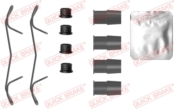 Set accesorii, placute frana punte fata (1090125 QBK) TOYOTA