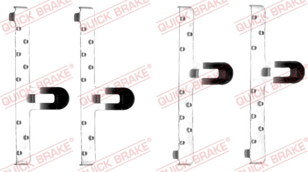 Set accesorii, placute frana punte fata (1091048 QBK) SEAT,VW