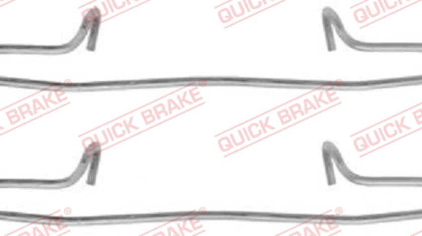 Set accesorii, placute frana punte fata (1091159 QBK) Citroen,FIAT,LANCIA,PEUGEOT,VOLVO