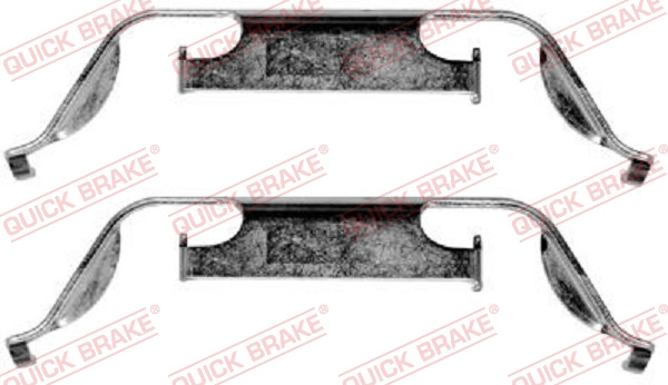 Set accesorii, placute frana punte fata (1091222 QBK) BMW