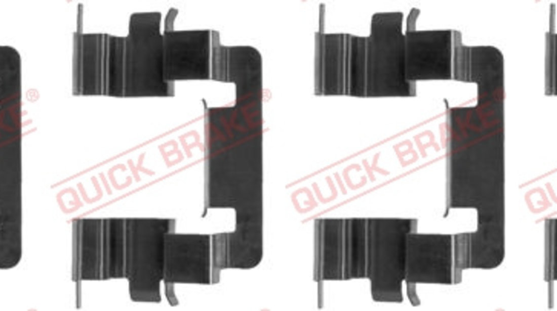 Set accesorii, placute frana punte fata (1091278 QBK) HONDA,NISSAN