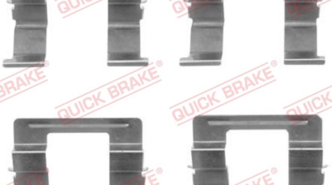 Set accesorii, placute frana punte fata (1091605 QBK) MAZDA