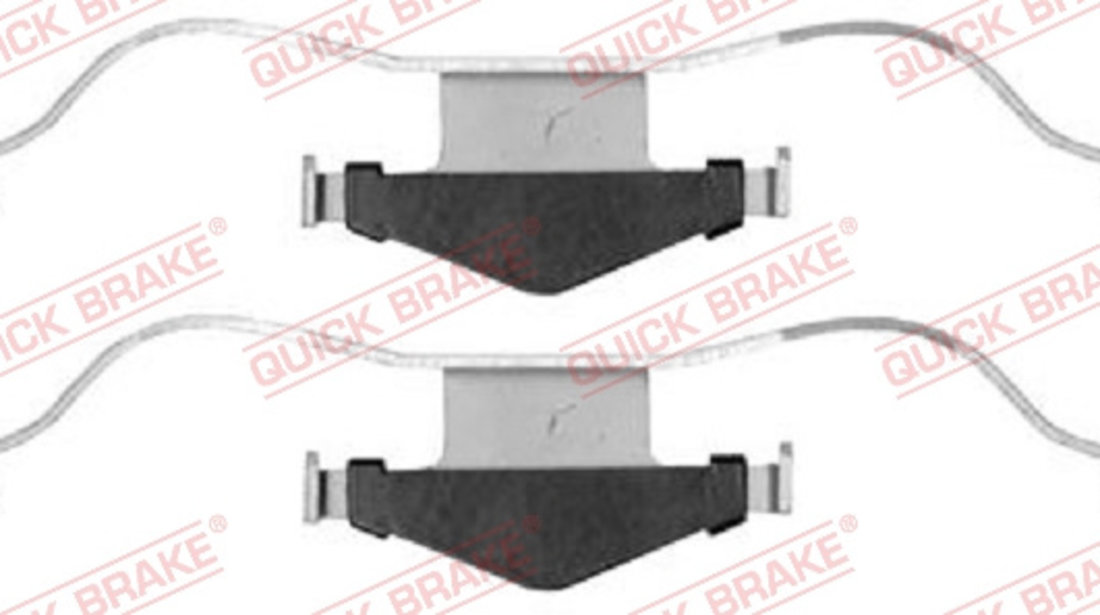 Set accesorii, placute frana punte fata (1091659 QBK) OPEL,VAUXHALL