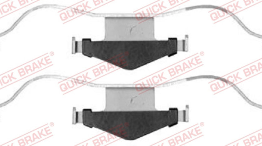 Set accesorii, placute frana punte fata (1091659 QBK) OPEL,VAUXHALL