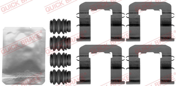 Set accesorii, placute frana punte fata (1091893 QBK) HYUNDAI