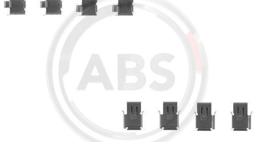 Set accesorii, placute frana punte fata (1171Q ABS) MITSUBISHI