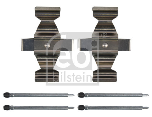 Set accesorii, placute frana punte fata (182012 FEBI BILSTEIN) MERCEDES-BENZ