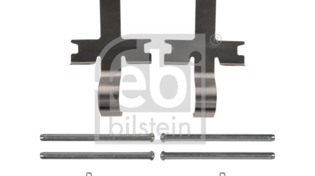 Set accesorii, placute frana punte fata (182427 FEBI BILSTEIN) SUBARU