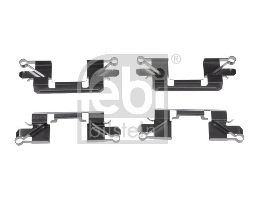 Set accesorii, placute frana punte fata (182725 FEBI BILSTEIN) MITSUBISHI,NISSAN