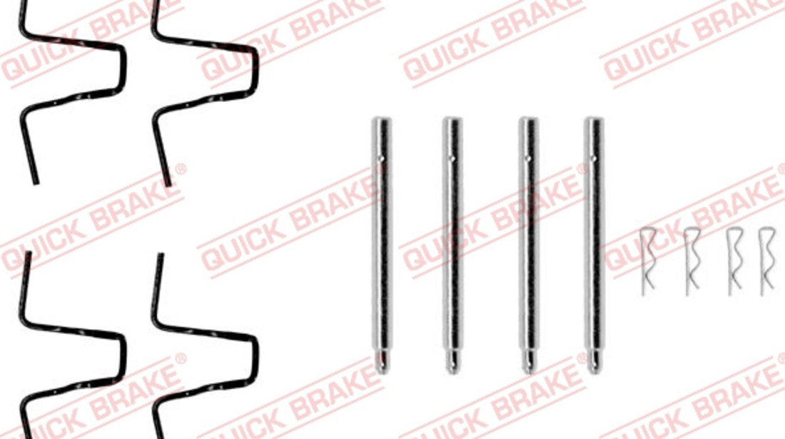 Set accesorii, placute frana puntea spate (1090978 QBK) MERCEDES-BENZ