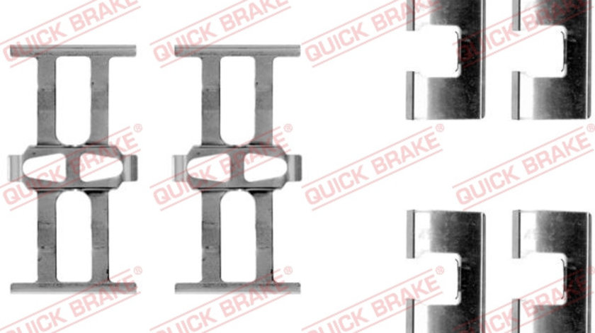 Set accesorii, placute frana puntea spate (1091118 QBK) FIAT,HONDA,ROVER,SUZUKI