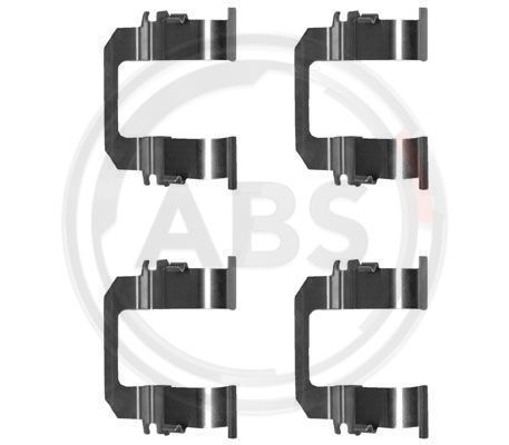 Set accesorii, placute frana puntea spate (1275Q ABS) ISUZU,OPEL,VAUXHALL