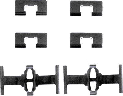 Set accesorii, placute frana puntea spate (82028400 TEXTAR) HONDA,MG,ROVER